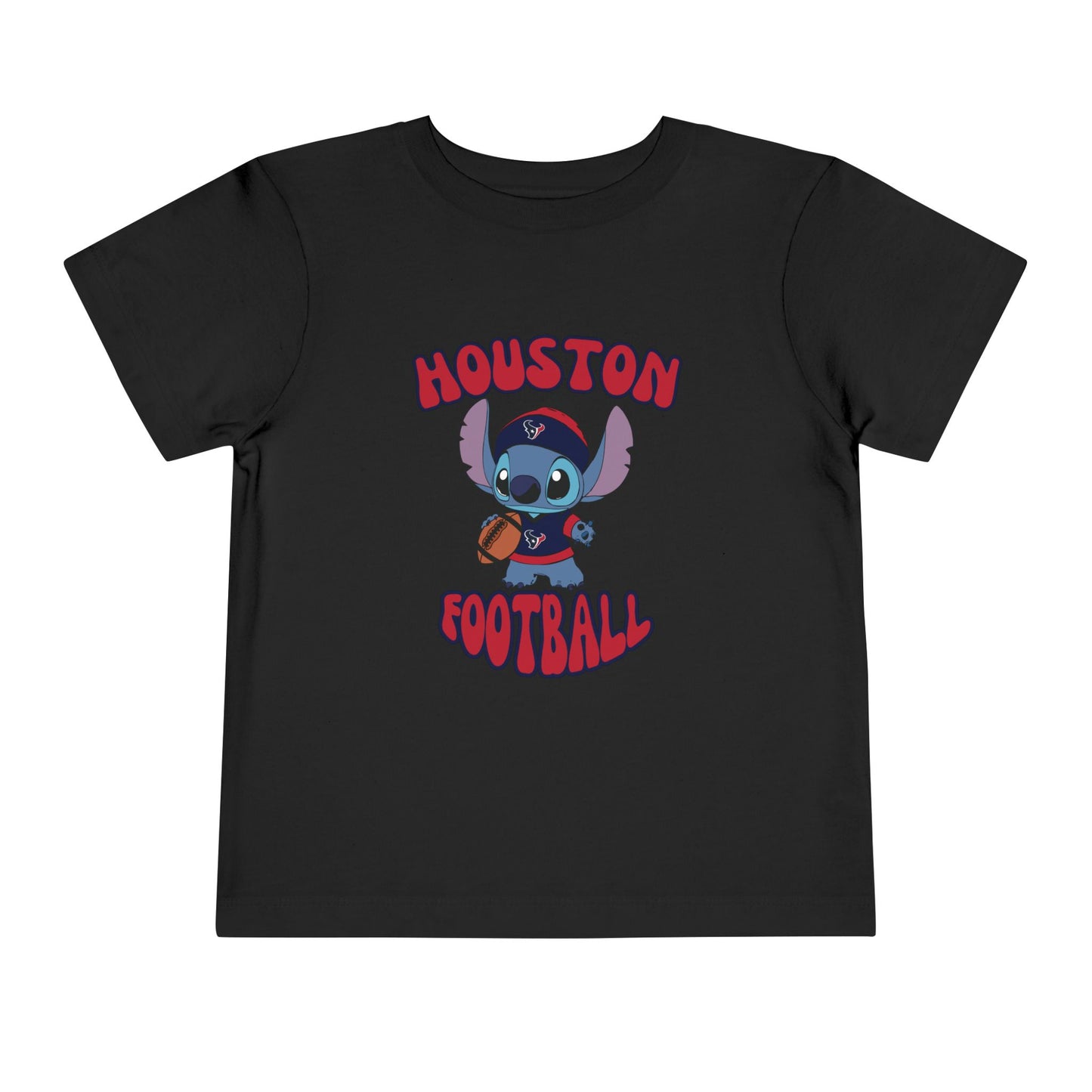 Toddler Stitch Design Houston Football - Inspired T-Shirt