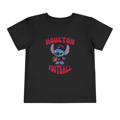 Toddler Stitch Design Houston Football - Inspired T-Shirt