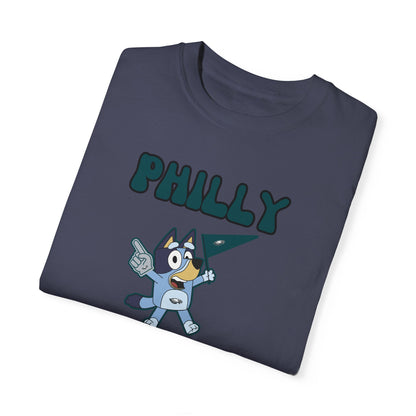 Unisex Bluey Design Philly Football -Inspired T-Shirt