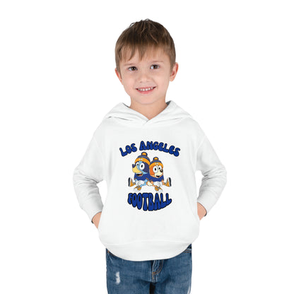 Toddler Bluey & Bingo Design Rams Football - Inspired Pullover Fleece Hoodie