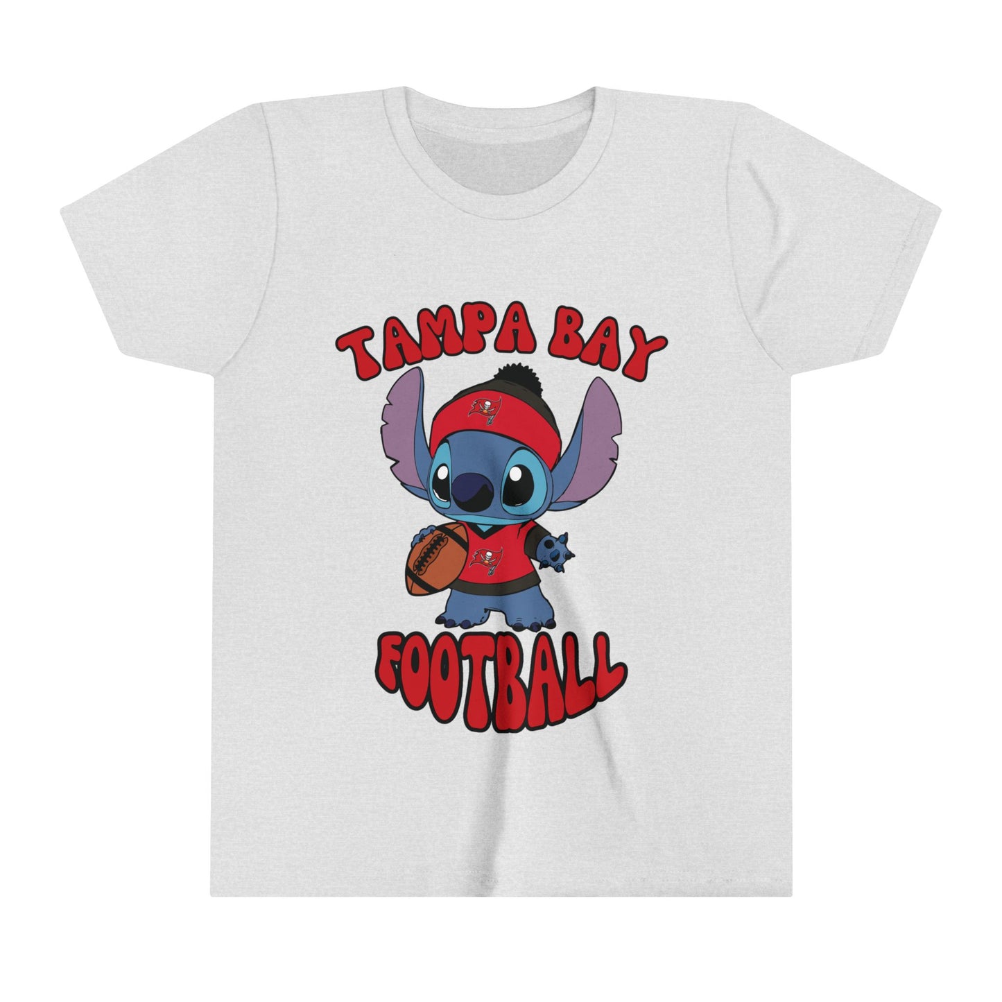 Youth Stitch Design Buccaneers Football - Inspired T-Shirt