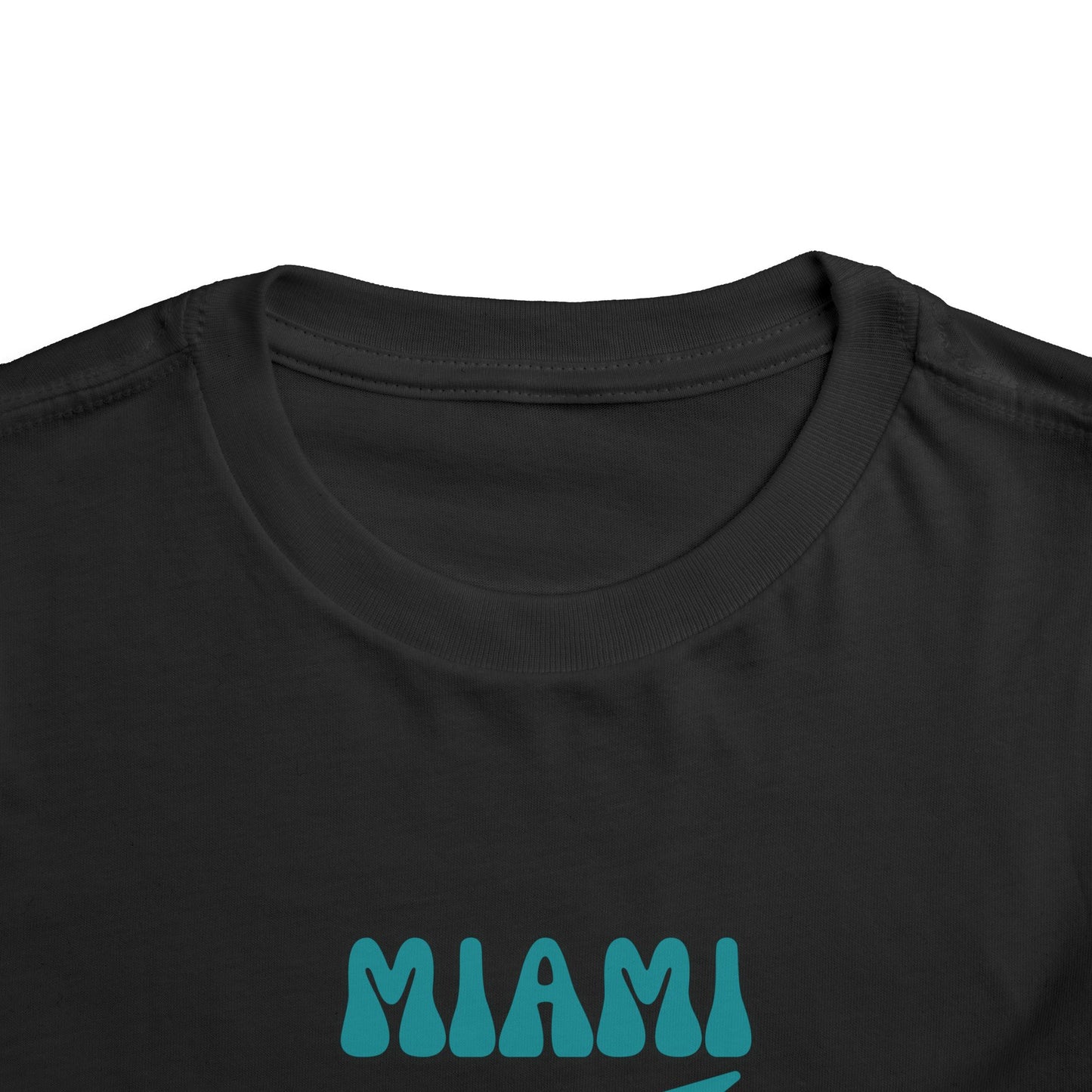 Toddler Bluey Design Miami Dolphins Football -Inspired T-Shirt