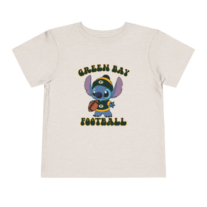 Toddler Stitch Design Packers Football - Inspired T-Shirt