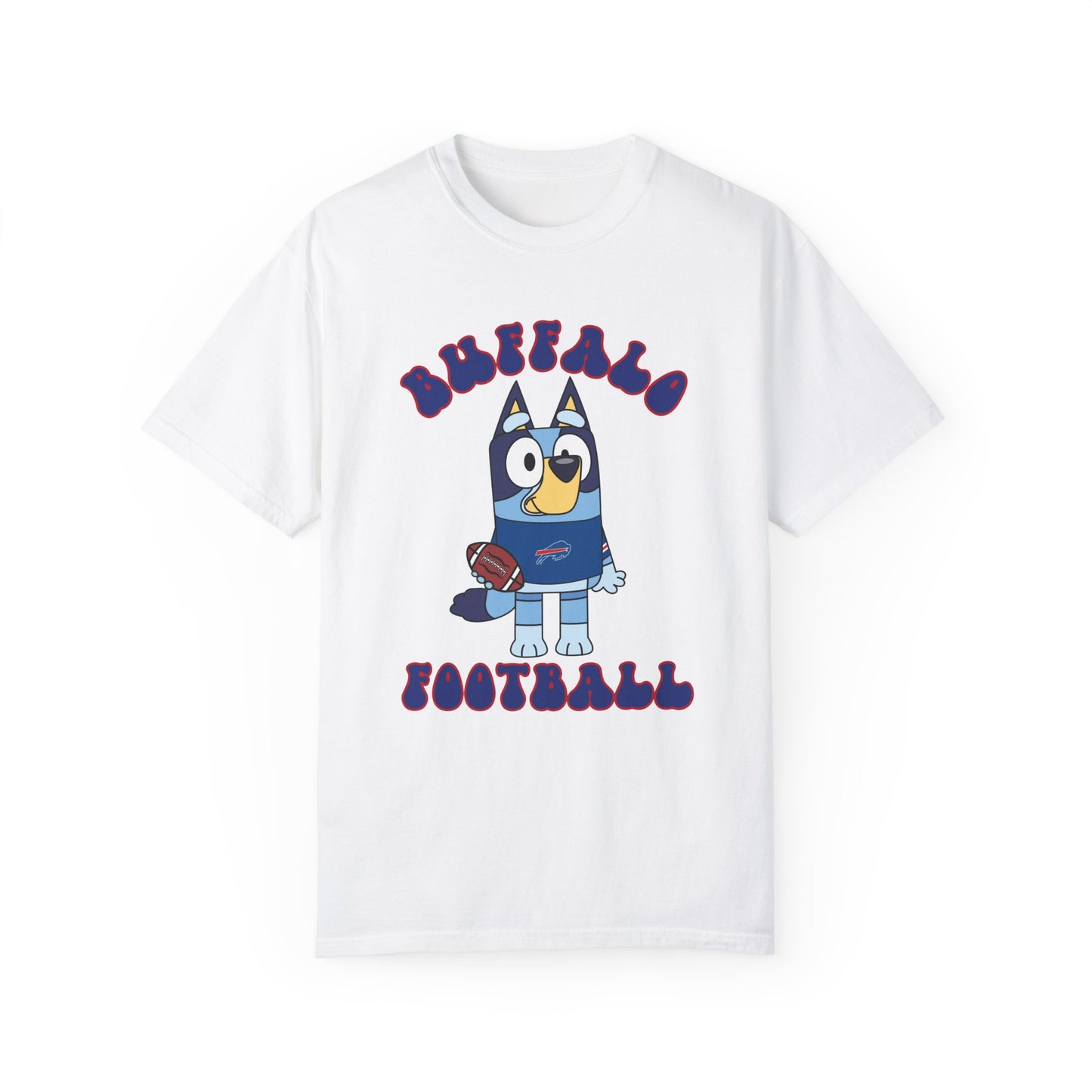 Unisex Bluey Design Bills Football-Inspired T-Shirt