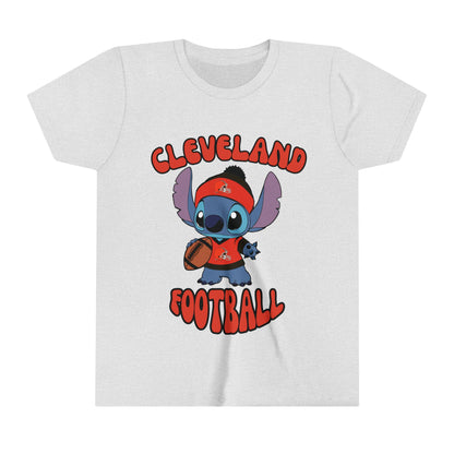 Youth Stitch Design Browns Football - Inspired T-Shirt