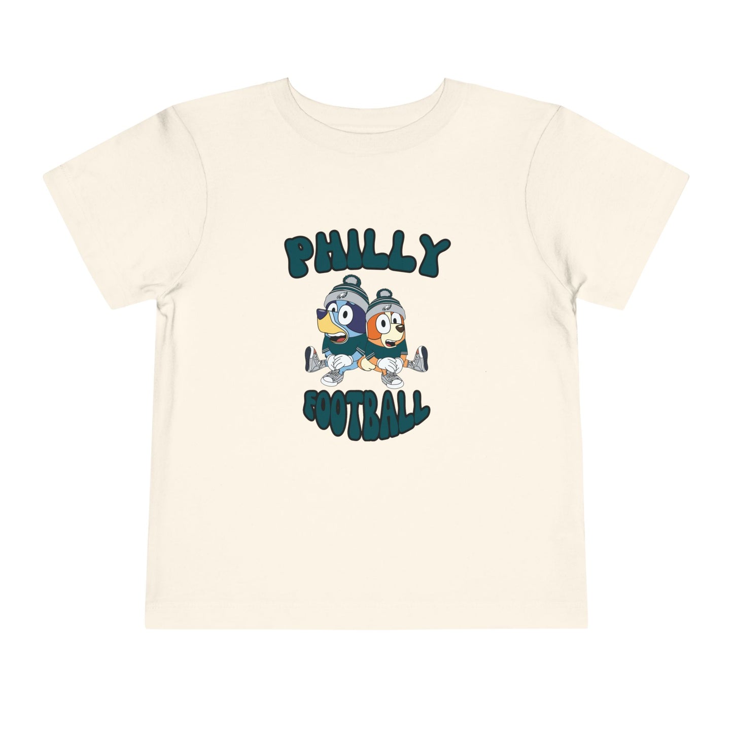 Toddler Bluey & Bingo Design Philadelphia Eagles Football - Inspired T-Shirt