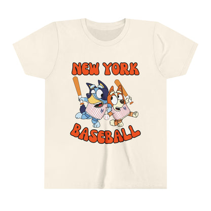 Bluey Design NY Mets - Inspired T-Shirt