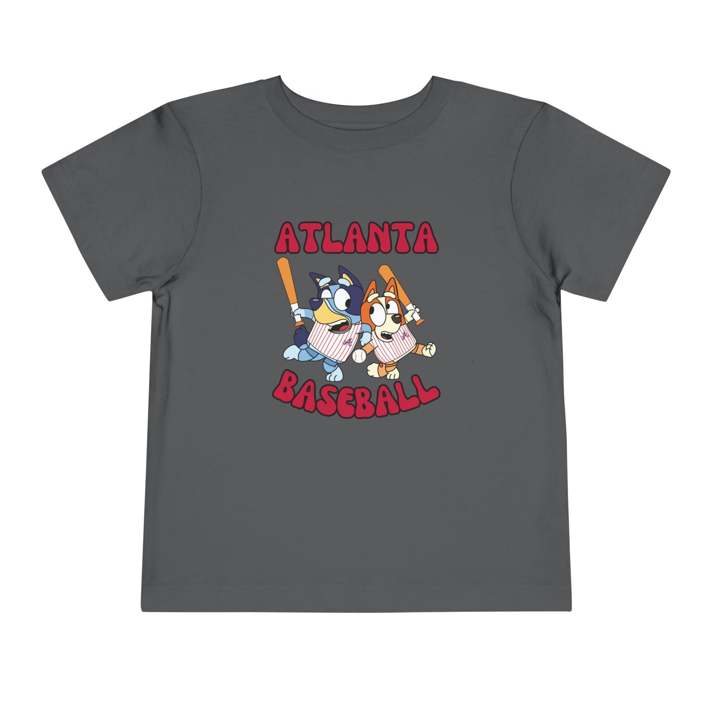 Toddler Bluey Design Atlanta Braves - Inspired T-Shirt