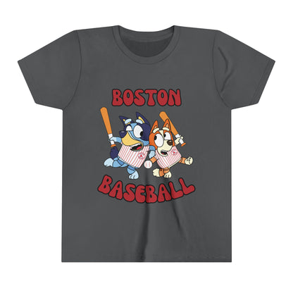 Youth Bluey Design Boston Red Sox - Inspired T-Shirt