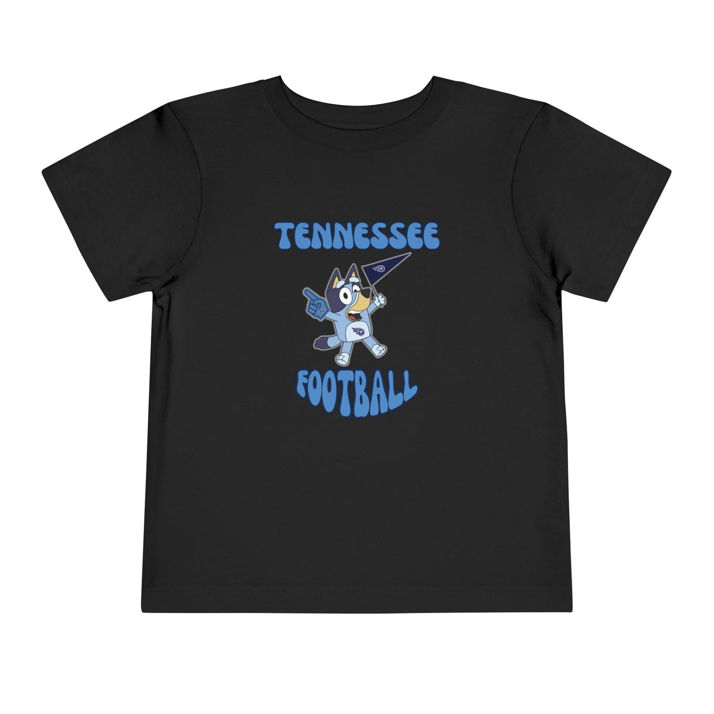 Toddler Bluey Design Tennessee Titans Football -Inspired T-Shirt