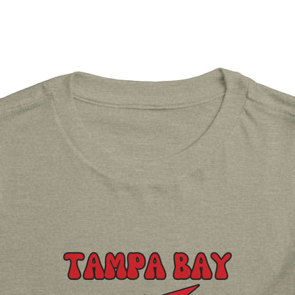 Toddler Bluey Design Tampa Bay Buccaneers Football -Inspired T-Shirt