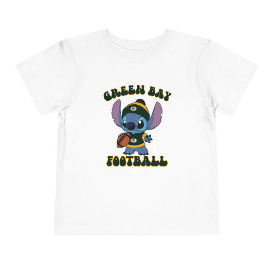 Toddler Stitch Design Packers Football - Inspired T-Shirt