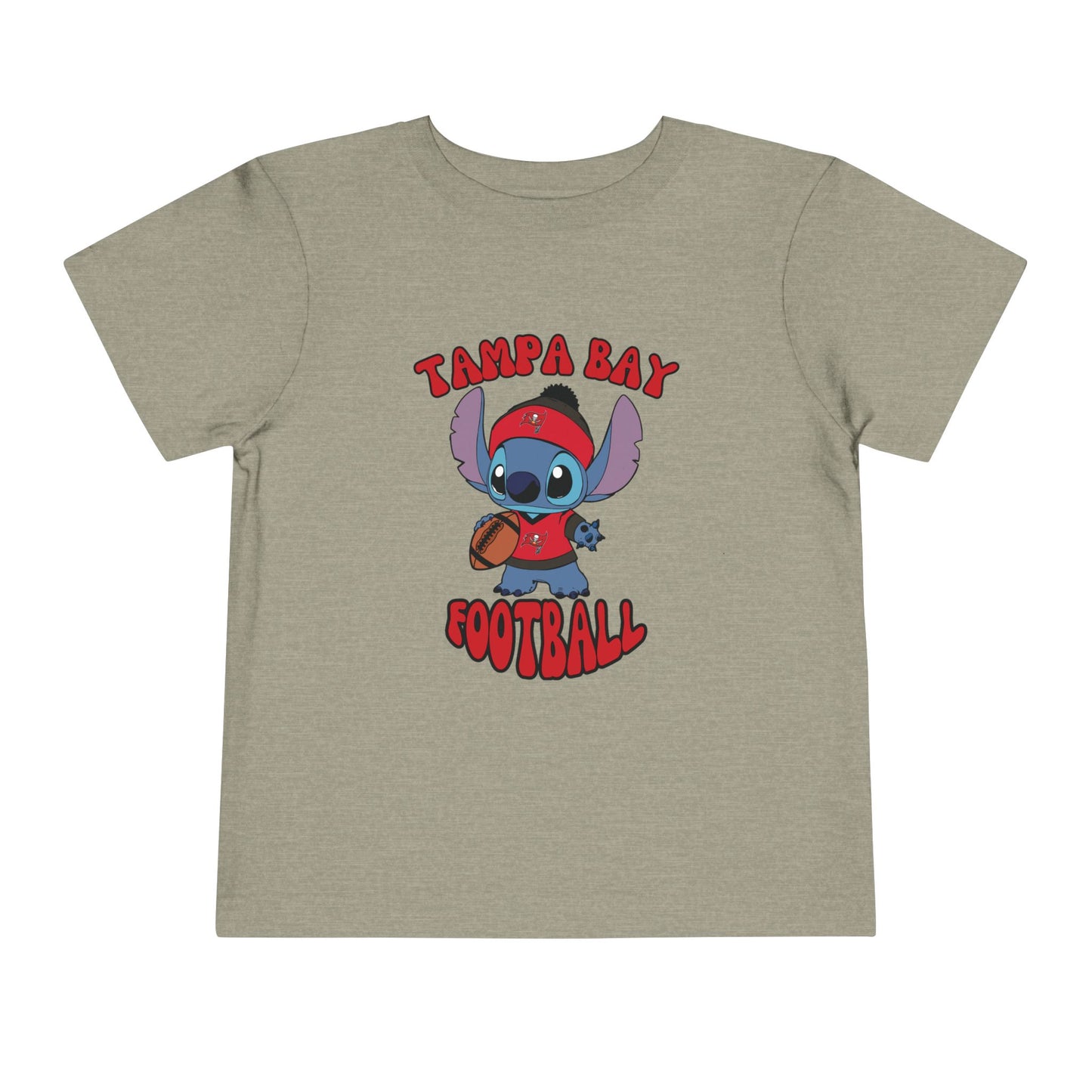 Toddler Stitch Design Buccaneers Football - Inspired T-Shirt