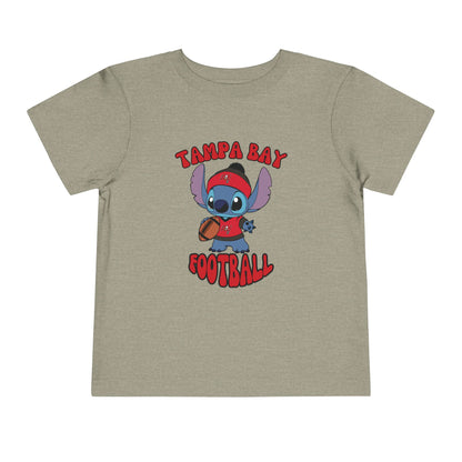 Toddler Stitch Design Buccaneers Football - Inspired T-Shirt