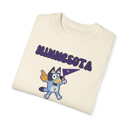 Unisex Bluey Design Minnesota Football -Inspired T-Shirt