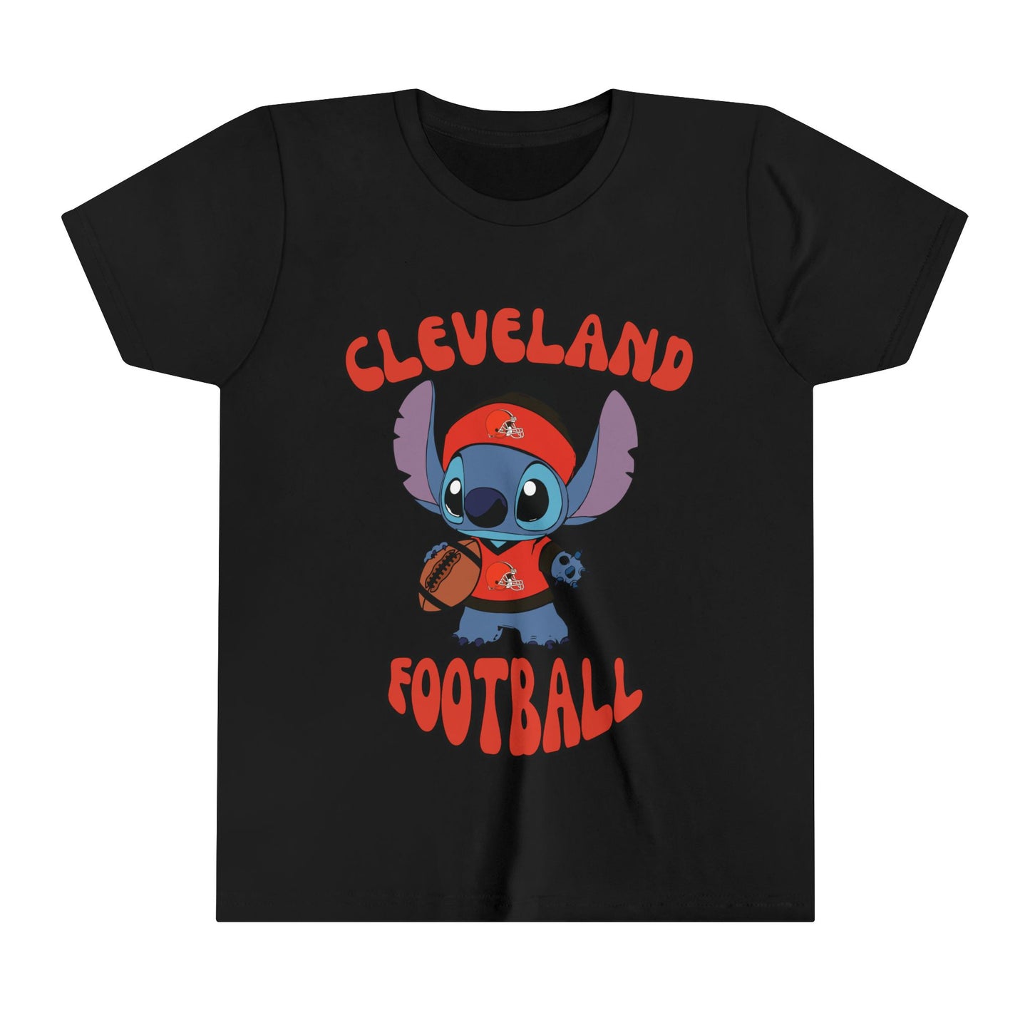 Youth Stitch Design Browns Football - Inspired T-Shirt