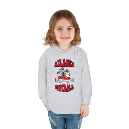 Toddler Bluey & Bingo Design Falcons Football - Inspired Pullover Fleece Hoodie