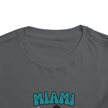 Toddler Stitch Design Dolphins Football - Inspired T-Shirt