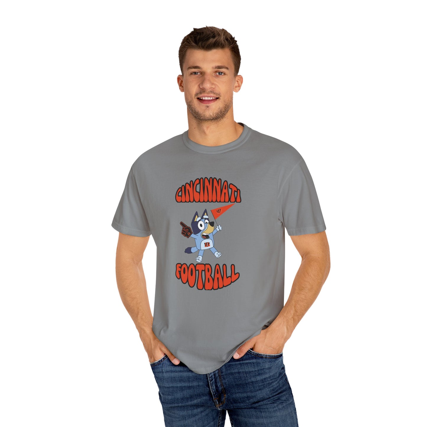 Unisex Bluey Design Cincinnati Bengals -Inspired T-Shirt