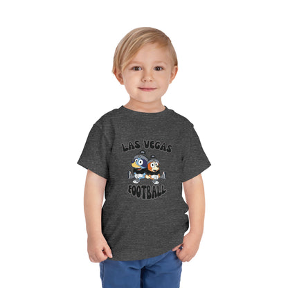 Toddler Bluey & Bingo Design Raiders Football - Inspired T-Shirt