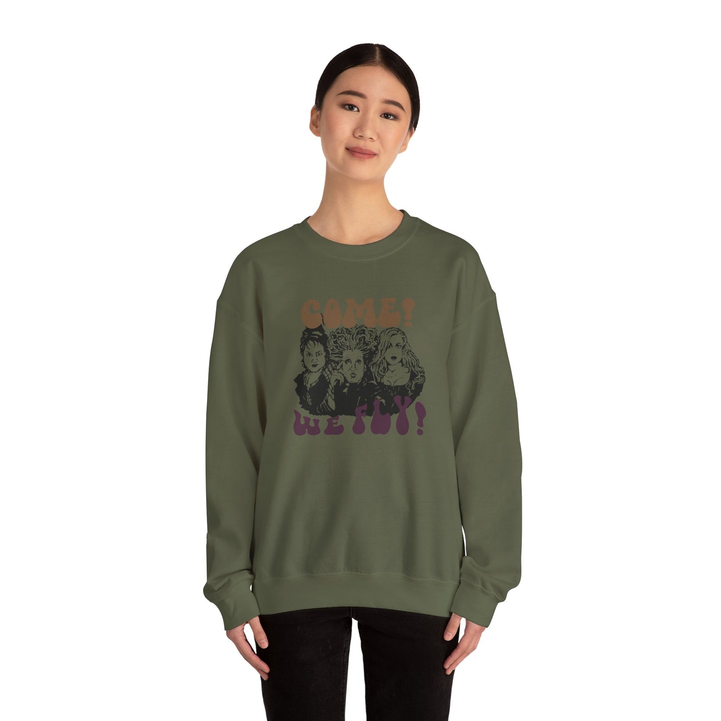 Hocus Pocus "Come! We Fly!" Sweatshirt Unisex