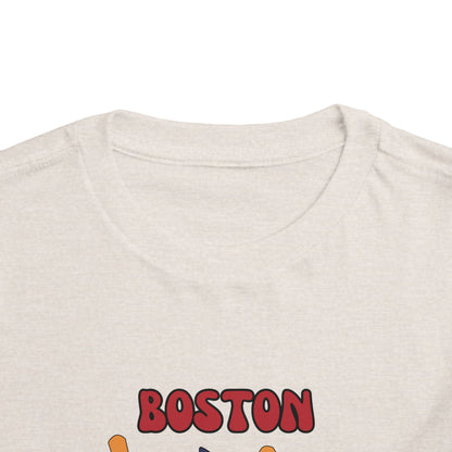 Toddler Bluey Design Boston Red Sox - Inspired T-Shirt