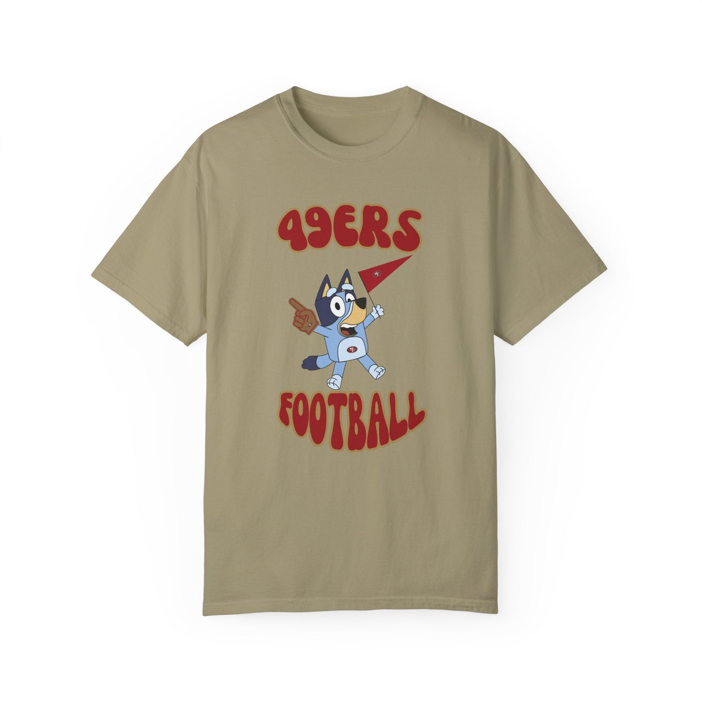 Unisex Bluey Design 49ERs Football-Inspired T-Shirt