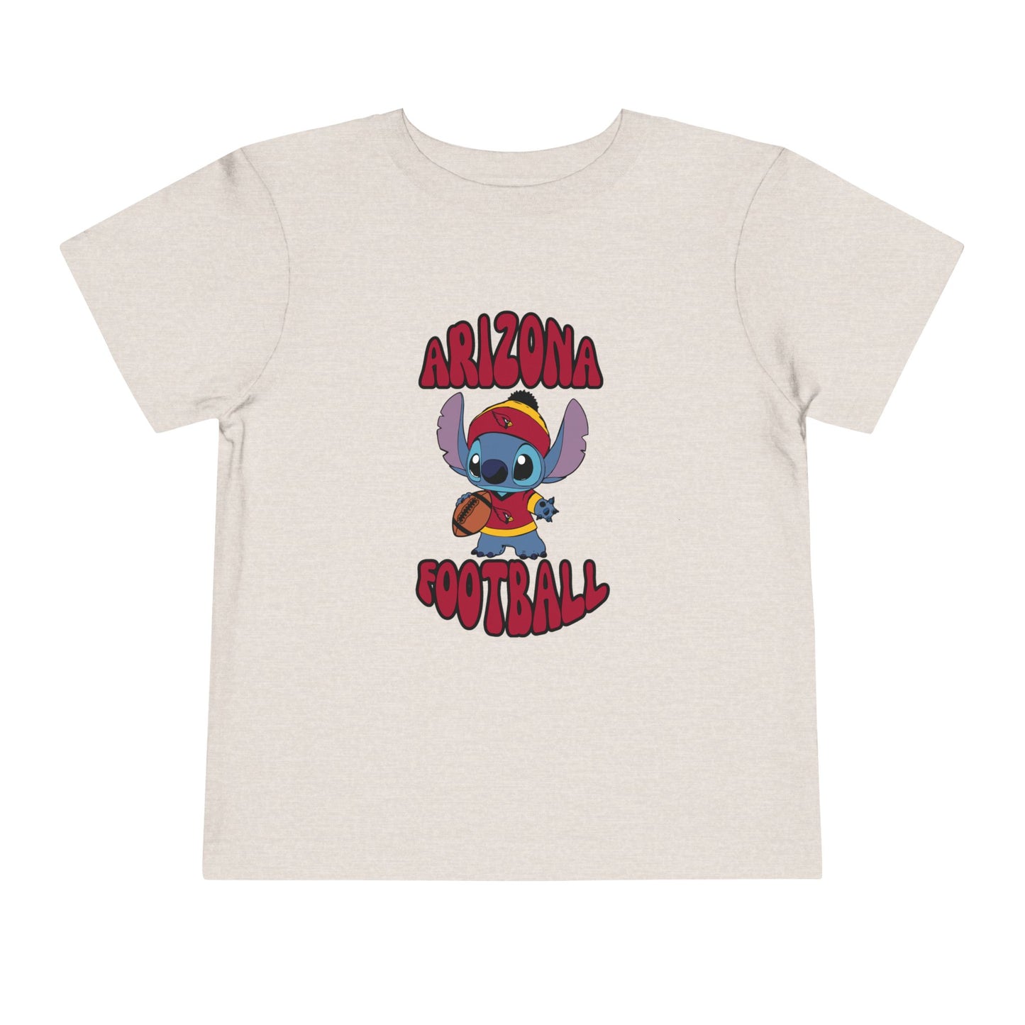 Toddler Stitch Design Cardinals Football - Inspired T-Shirt