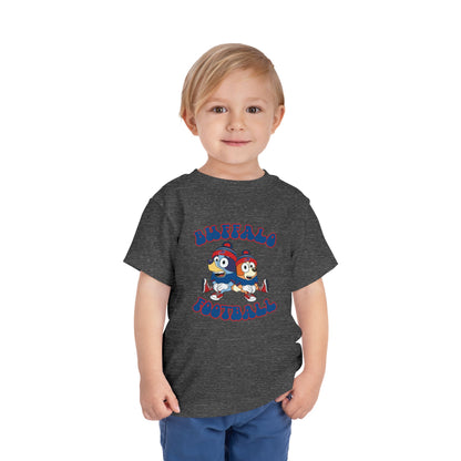 Toddler Bluey & Bingo Design Bills Football - Inspired T-Shirt