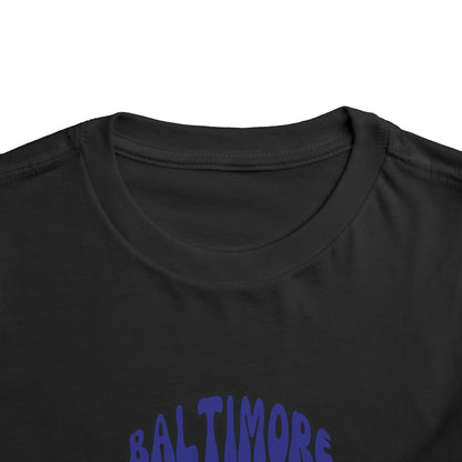 Toddler Stitch Design Ravens Football - Inspired T-Shirt