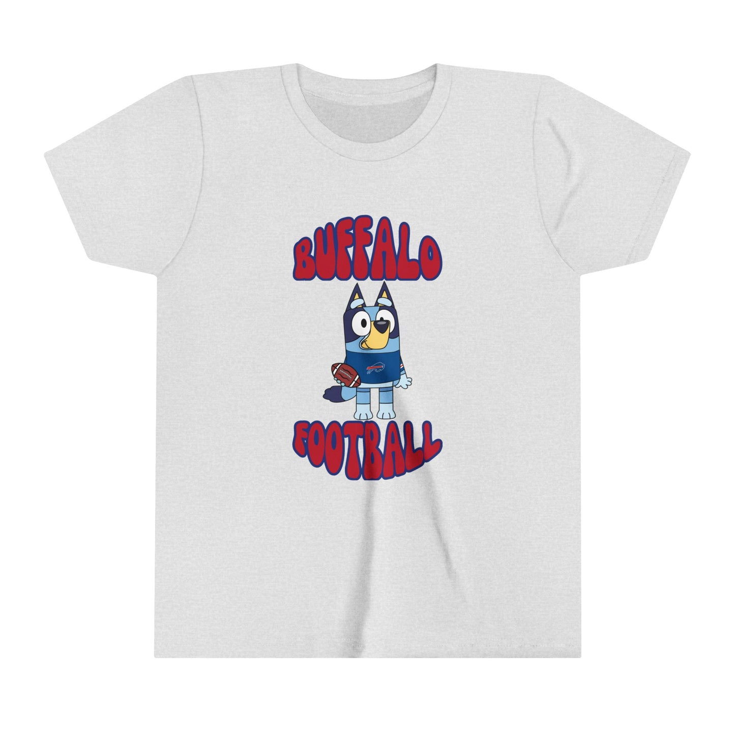 Youth Bluey Design Buffalo Bills Football -Inspired T-Shirt