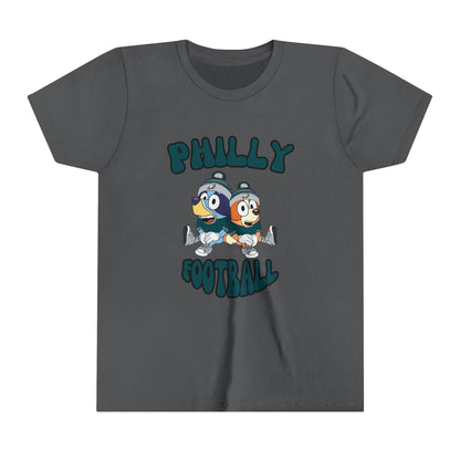 Youth Bluey & Bingo Design Philadelphia Eagles Football - Inspired T-Shirt