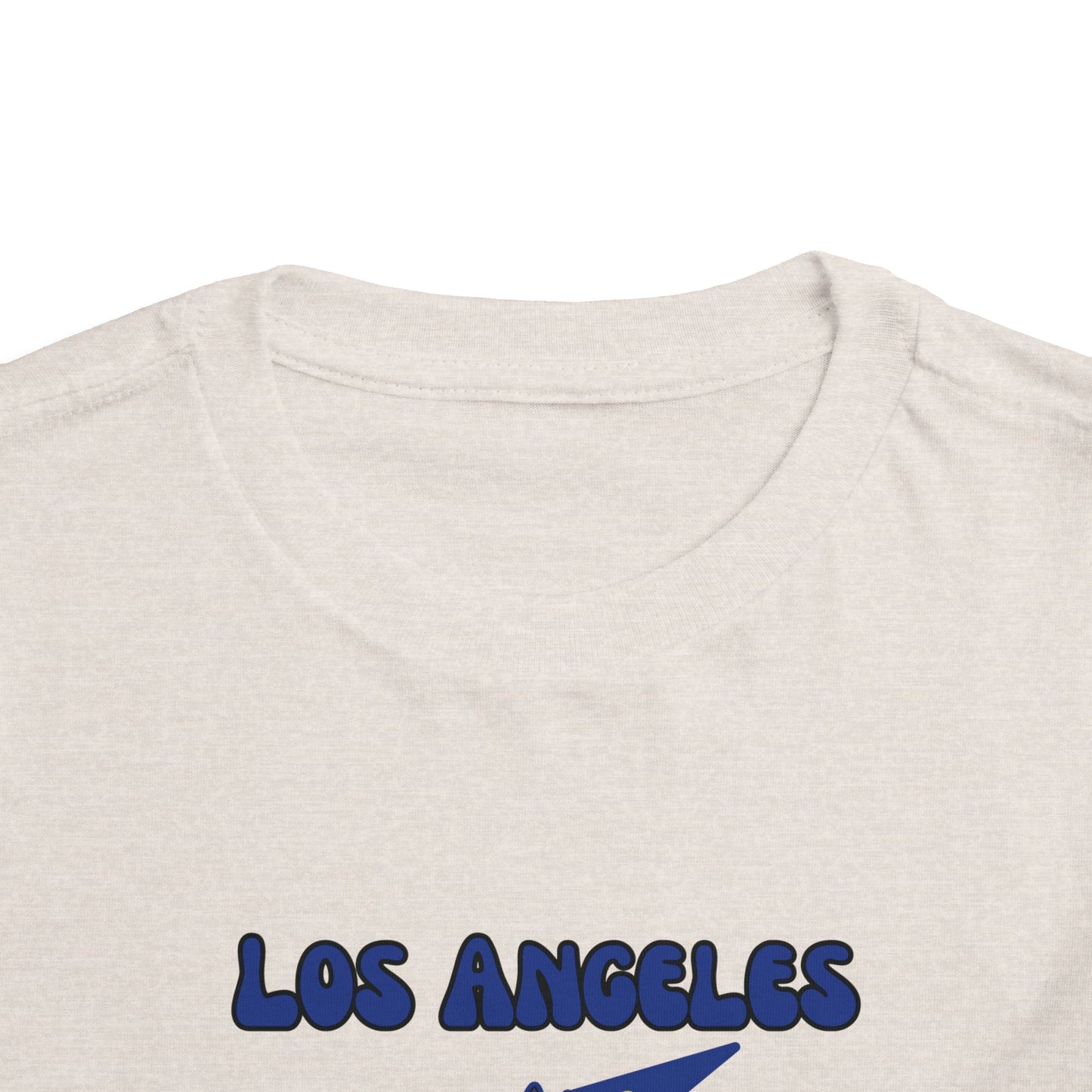 Toddler Bluey Design Las Angeles Rams Football -Inspired T-Shirt