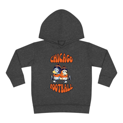 Toddler Bluey & Bingo Design Bears Football - Inspired Pullover Fleece Hoodie