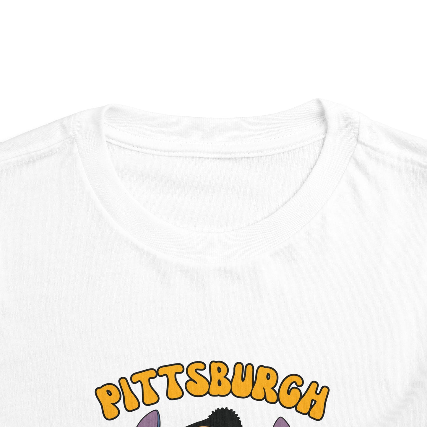 Toddler Stitch Design Steelers  Football - Inspired T-Shirt