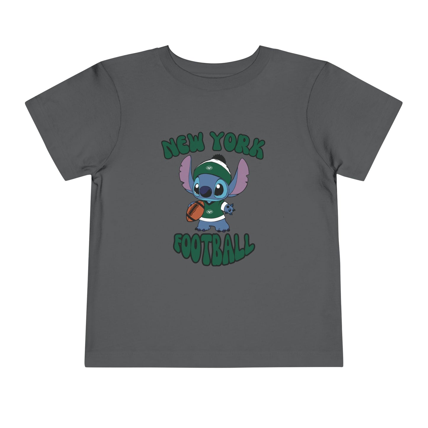 Toddler Stitch Design Jets Football - Inspired T-Shirt