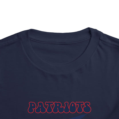 Toddler Bluey Design Patriots Football-Inspired T-Shirt