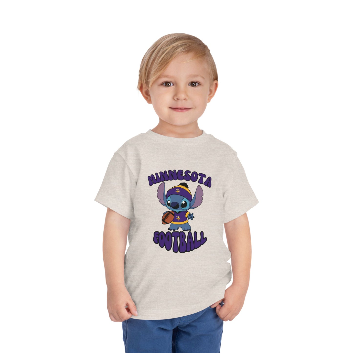 Toddler Stitch Design Vikings Football - Inspired T-Shirt