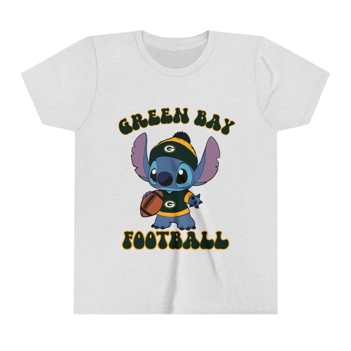 Youth Stitch Design Green Bay Football - Inspired T-Shirt