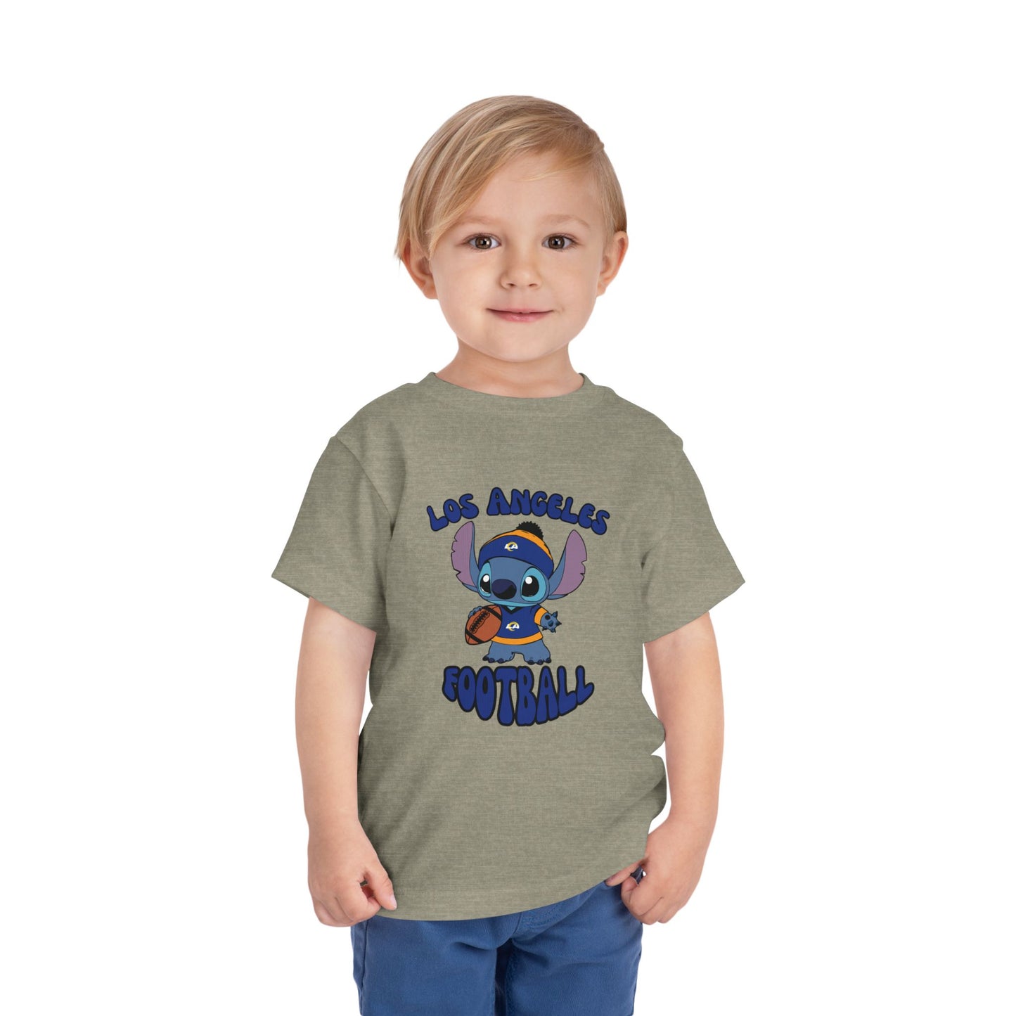 Toddler Stitch Design Rams Football - Inspired T-Shirt