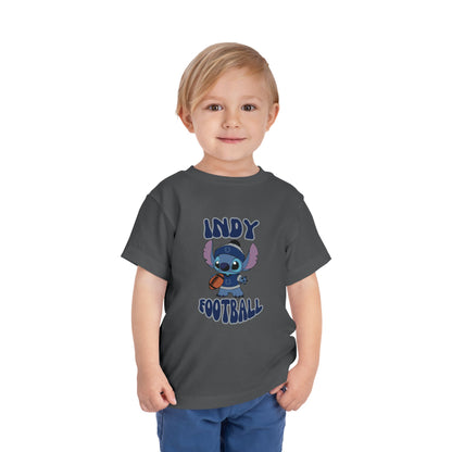 Toddler Stitch Design Colts Football - Inspired T-Shirt