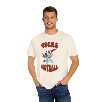 Unisex Bluey Design 49ERs Football-Inspired T-Shirt