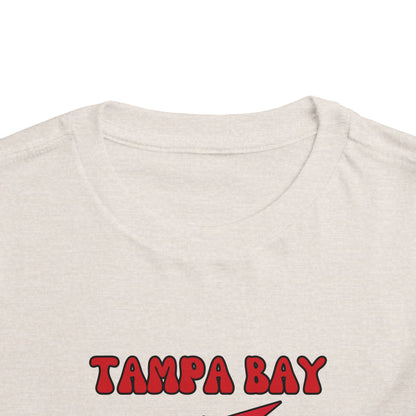 Toddler Bluey Design Tampa Bay Buccaneers Football -Inspired T-Shirt