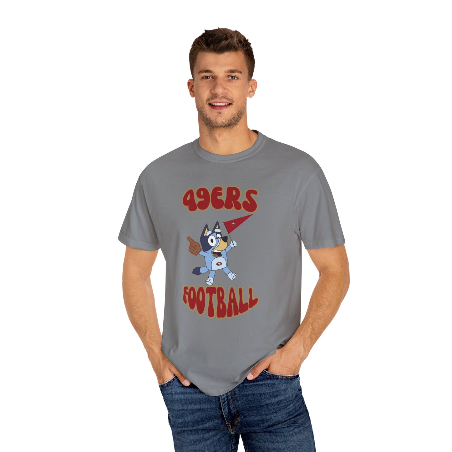 Unisex Bluey Design 49ERs Football-Inspired T-Shirt