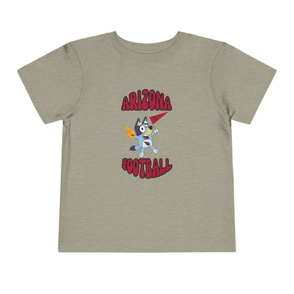 Toddler Bluey Design Arizona Cardinals Football  -Inspired T-Shirt