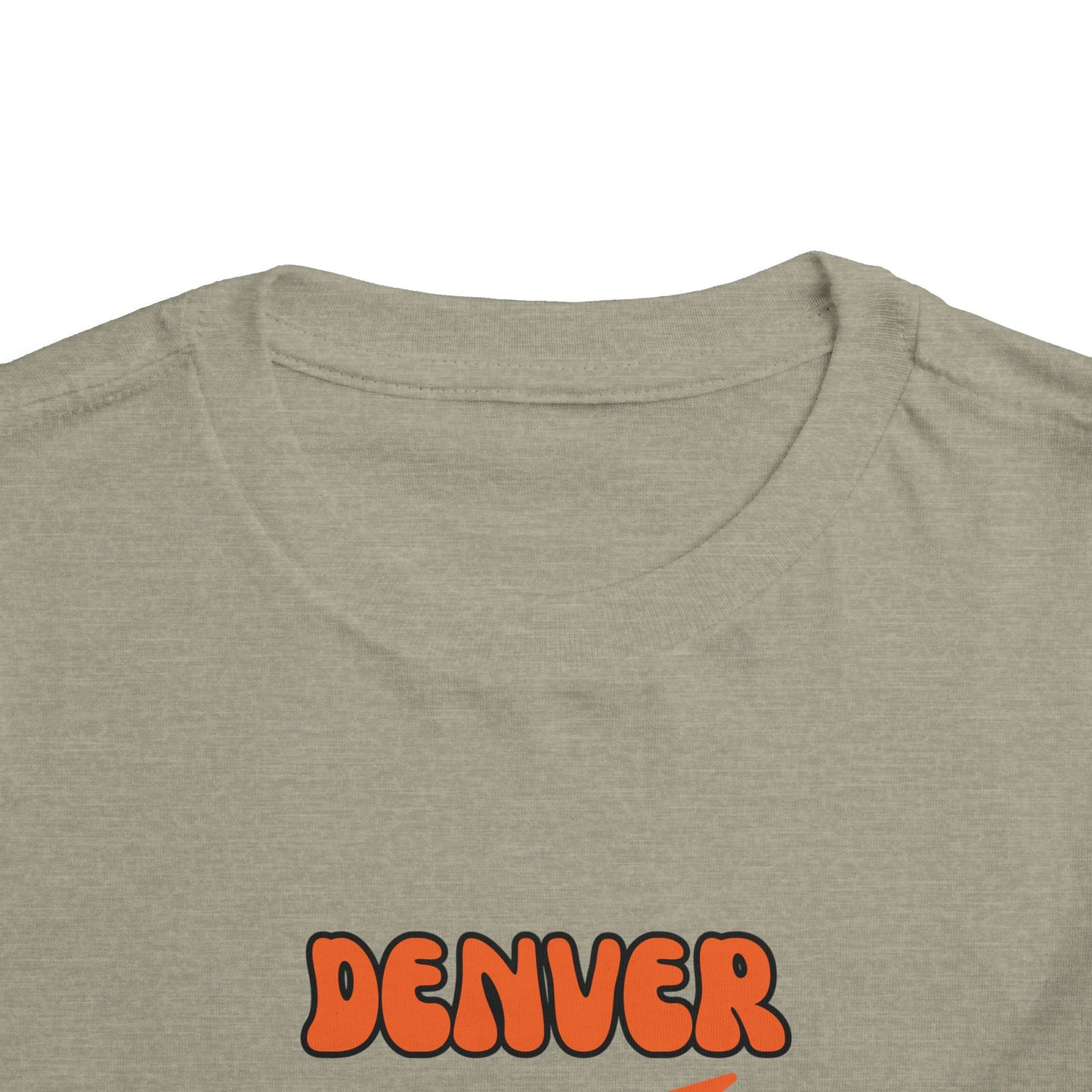 Toddler Bluey Design Denver Broncos Football  -Inspired T-Shirt