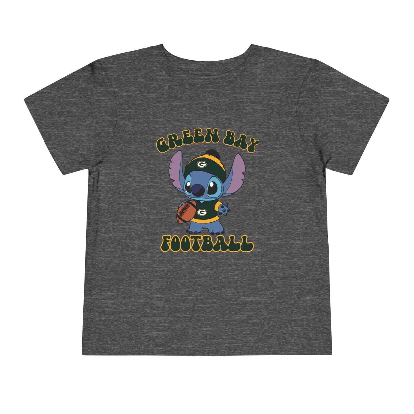 Toddler Stitch Design Packers Football - Inspired T-Shirt