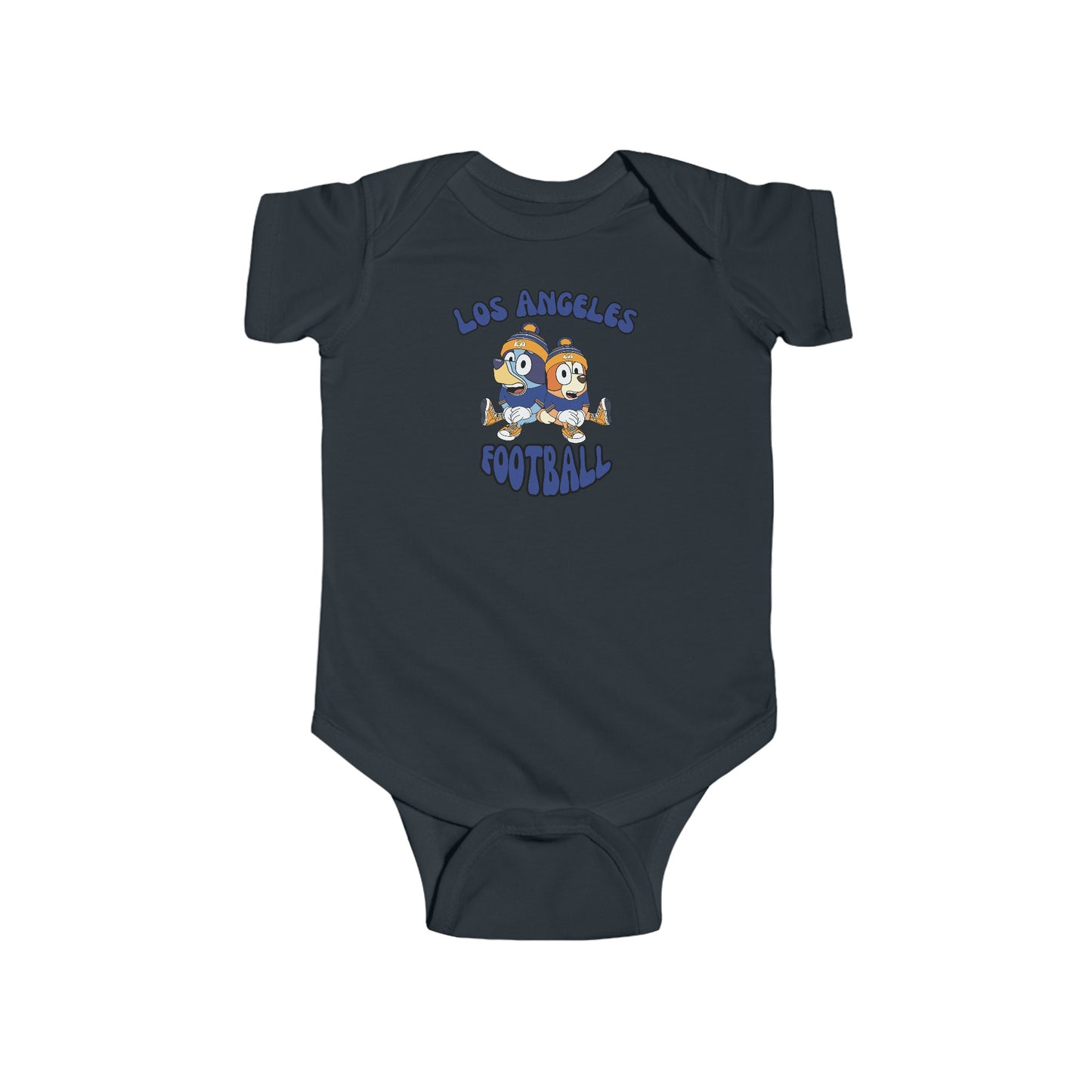 Infant Bluey & Bingo Design Rams Football - Inspired Onesie