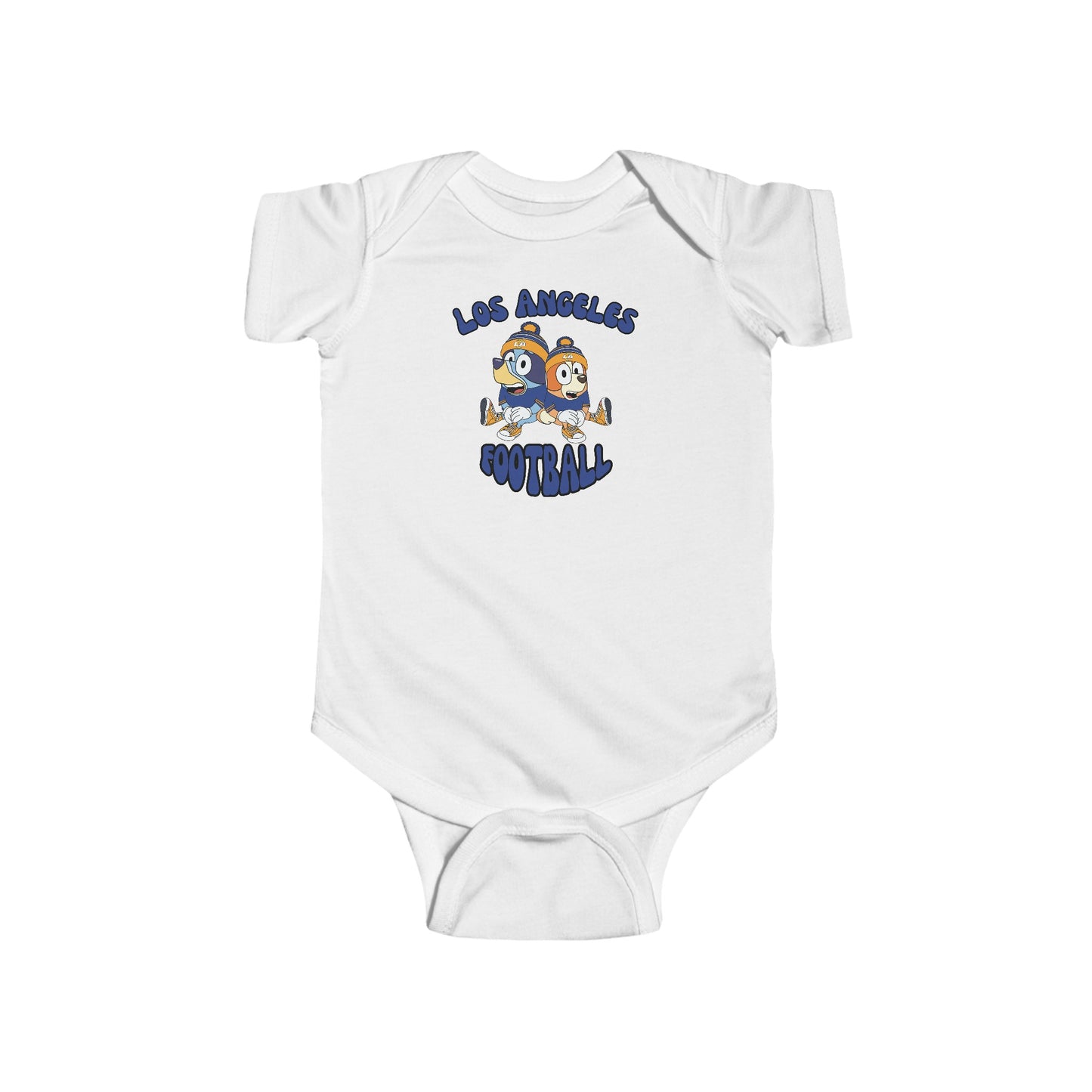 Infant Bluey & Bingo Design Rams Football - Inspired Onesie