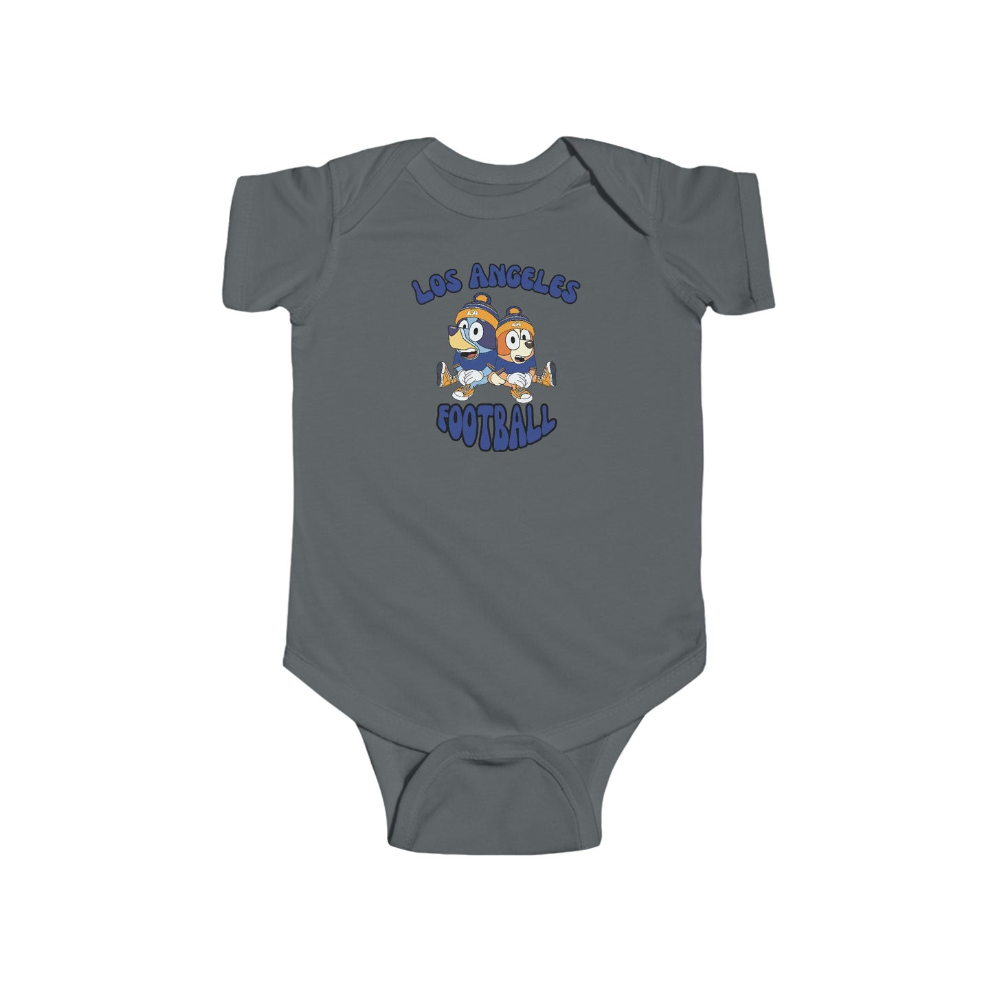 Infant Bluey & Bingo Design Rams Football - Inspired Onesie